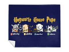 "Hogwarts House Pups" Mink Fleece Blanket