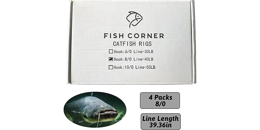 Fish Corner 4 Packs Catfish Rigs