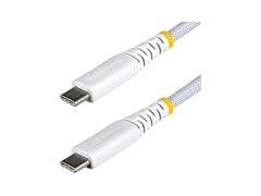 StarTech.com 10ft (3m) White USB-C Charging Cable