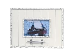 Nautical White 4 x 6 Frame with Cleat