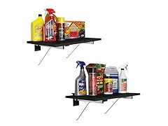 24-Inch Shelf with 4 Brackets, 2-Pack