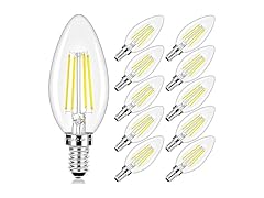 Brightever LED Candle Bulbs 40W Equivalent 10Pk
