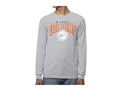MIAMI DOLPHINS NFL Bold Logo Adult T-Shirt