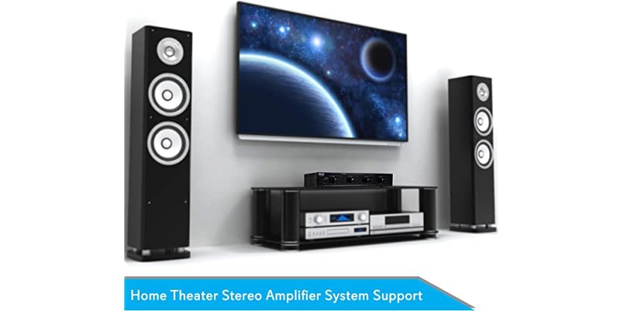 Pyle Channel High Power Stereo Speaker Selector With Volume Control