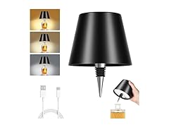 Black Wireless Bottle Lamp