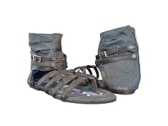 Muk Luks Canvas Gladiator Sandal, Denim