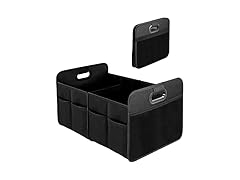 YSSOA 2 Compartments Car Trunk Organizer