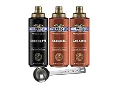 3Pk Ghirardelli Sauce Squeeze 1-16oz Choc, 2-16oz Carm
