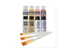FolkArt Specialty & Shimmer Craft Paint and Brushes Kit