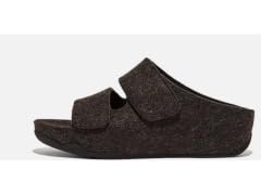 FitFlop e01 Shuv Adjustable Two-Bar Felt Slides