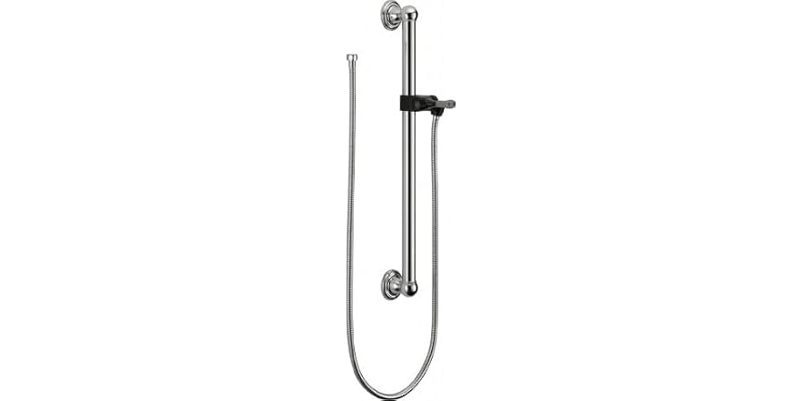 Delta 56302 Adjustable Shower Slide Bar / Grab Bar, Chrome