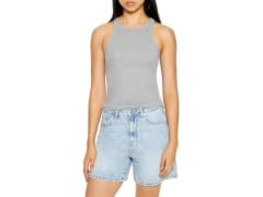 Forever 21 Ribbed Racerback Tank Top