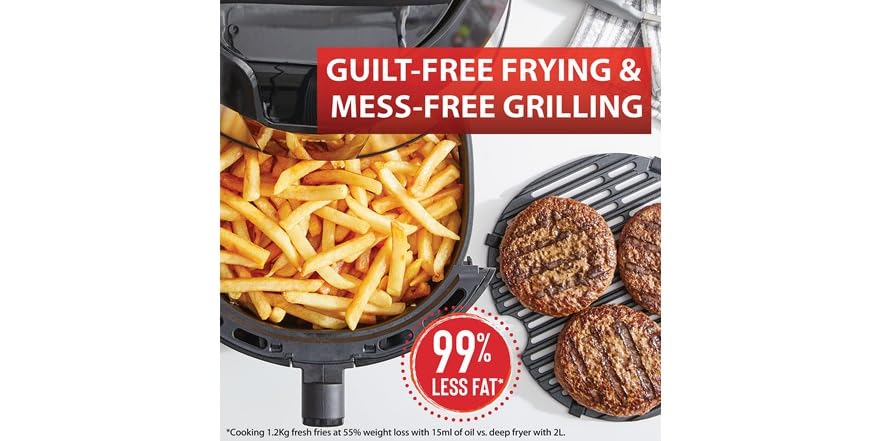T fal Easy Fry XXL Air Fryer Grill Combo