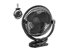 Nuerst 10000mAh Portable Clip on Fan