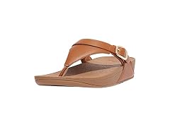 FitFlop Lulu Adjustable Leather Toe Post Sandal