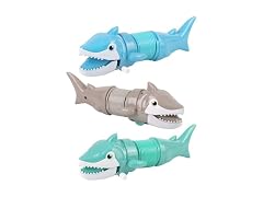Rhode Island Novelty Wind Up Coil Spring Shark 7"