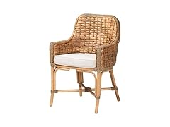 Baxton Studio Kyle Natural Brown Woven 