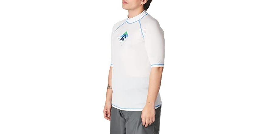 Kanu Surf Maglietta Rashguard Protettiva UV Per Bambini – Fiji UPF 50+ – Maniche Corte – Protezione Solare Per Mare E Piscina - 2