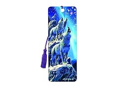 Artgame Northern Choir Howling Wolf Pack Bookmark