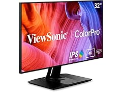 ViewSonic VP3268A-4K 32 Inch 4K UHD IPS Monitor