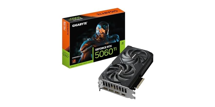 Gigabyte GeForce RTX 5060 Ti WINDFORCE 16GB Only $419.99 at Woot