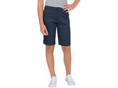 Dickies Women's (10) Kids Girls 7-16 Stretch Bermu