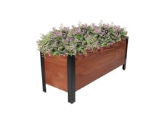 Sunnydaze NPH-373 Acacia Garden Bed -14.75", Brown