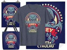 "Vote Cthulhu" Campaign Products