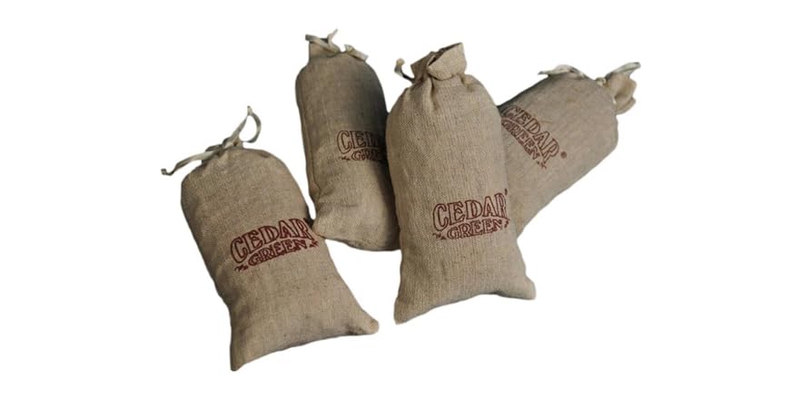 Cedar Green Aromatic Cedar Sachets - 12 Sachets