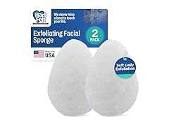 HartFelt 2ct Tear Drop Face Scrubber for Women 