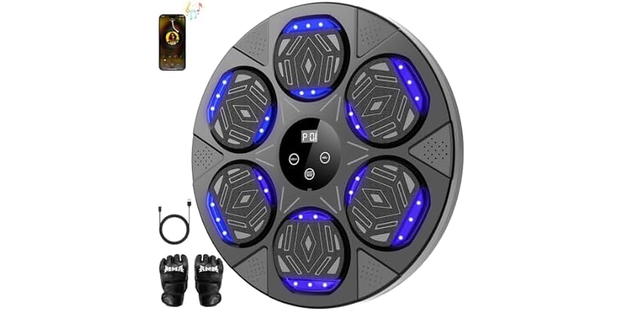LOLBOX Music Boxing Machine – Trainer Ritmo Con Altoparlante Bluetooth – Montaggio A Parete
