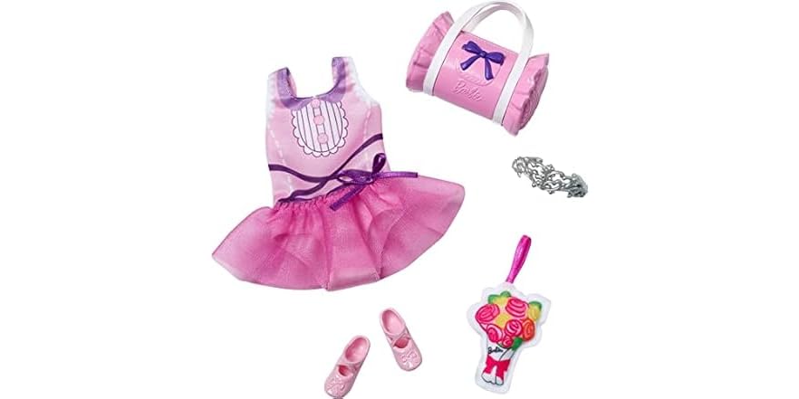 My First Barbie Ballet Clothes Set
