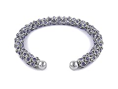 Crystal Cuff Bangle- Pick Color