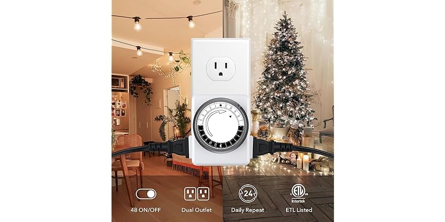 HBN 24 Hour Mechanical Indoor Timer