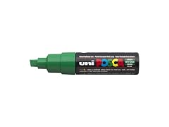 UNI POSCA PC-8K CHISEL TIP MARKER PEN- GREEN 6Pk