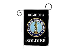 Home of National Guard Soldier Garden Flag - Armed Forces