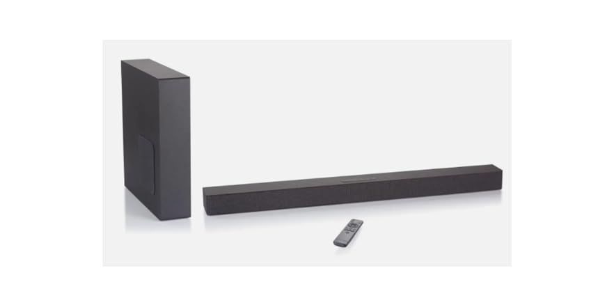 (NEW) Onn 2.1 Soundbar & Wireless Sub