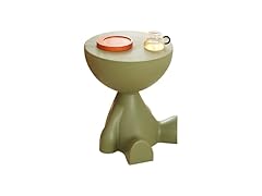 Wefrib Side Table, Circle Coffee Table, Nightstand