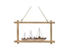 Abbott Collection Triple Sail Boat Decorative Wall Decor