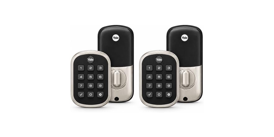 Yale Push Button Deadbolt (2-Pack)