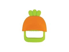 Teething Mitt Handy Dandy Silicone Carrot