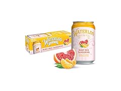 12PK Waterloo Sparkling Water, Ruby Red Tangerine
