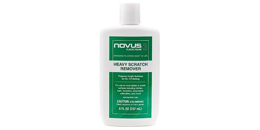 NOVUS 7082 | Heavy Scratch Remover #3 | 8 Bottle