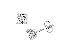 Amazon Essentials Princess Cut Studs