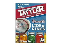 Reusable REGULAR Mouth Canning Lids & Rings