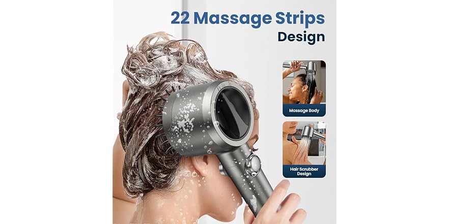 20-Stage Shower Filter - Removes Chlorine, Heavy Metals, Fluoride | Softens Hard Water 10 thumbnail image