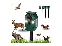 Balkene Home 4 Pack Solar Ultrasonic Animal Repeller