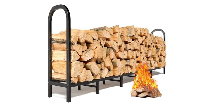 GREENER Heavy Duty Firewood Rack