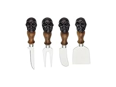 Oneida Serving Set, Skull Mirror Cheese Knives