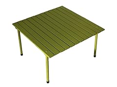 Low Wood Portable Table, Green